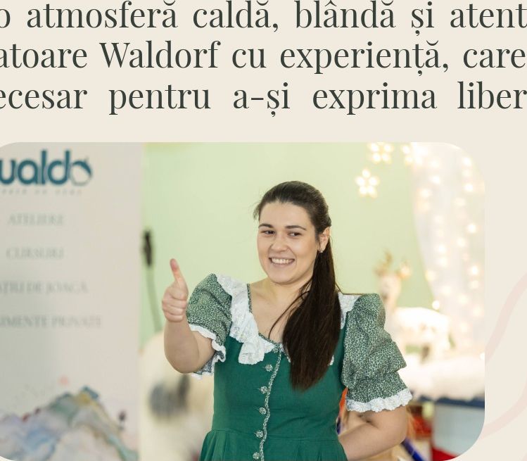 Mihaela Voicu - educatoare Waldorf