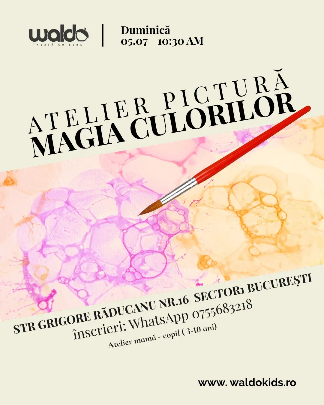 Atelier pictură: Magia culorilor