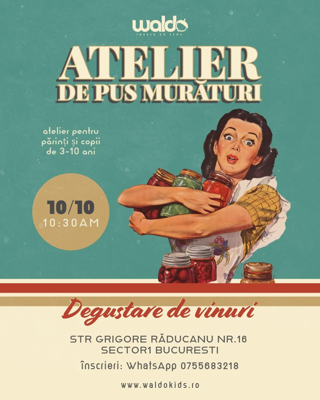 Atelier de pus murături (10 Octombrie)