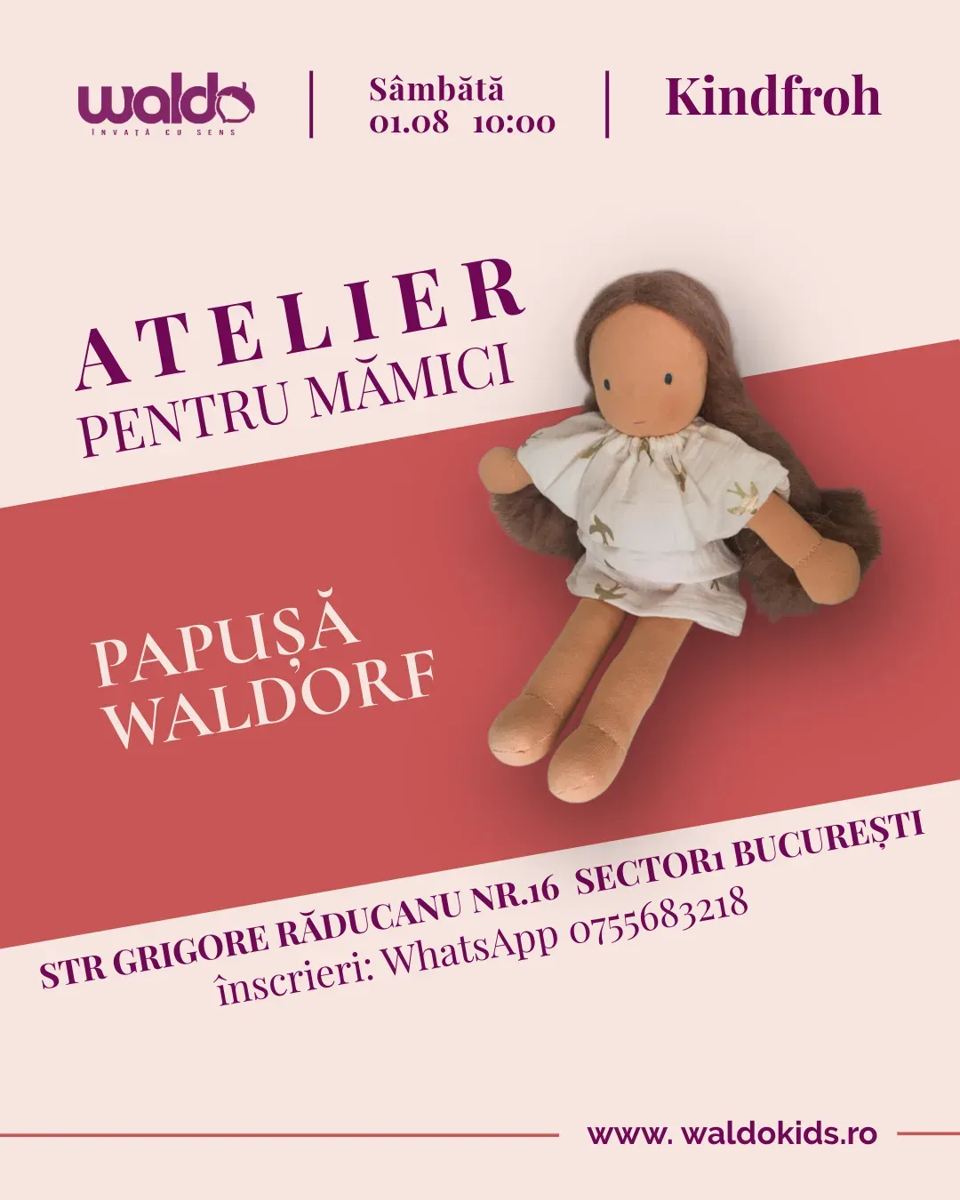 Atelier Păpușă Waldorf (pentru Mămici)